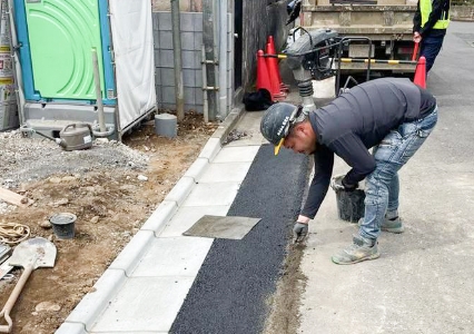 道路の舗装工事