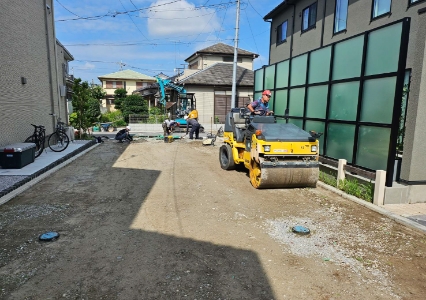 道路の舗装工事
